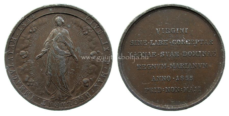 Karl Radnitzky: A szepl�telen fogantat�s hitt�tel�nek kihirdet�se 1855